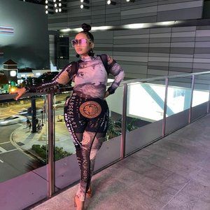 Euro/US Dollar Mesh Onesie